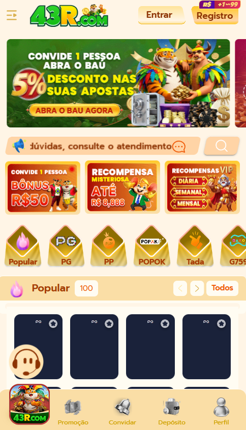 43r.com Casa Completa de Jogos Online Brasil