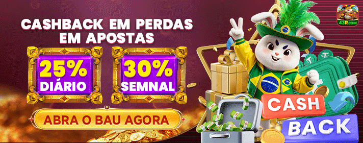 CASHBACK EM PERDAS EM APOSTAS 25% 30% DIARIO SEMNAL ABRA O BAU AGORA