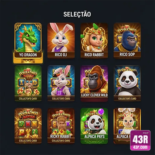 Aplicativo móvel 43r para iOS e Android